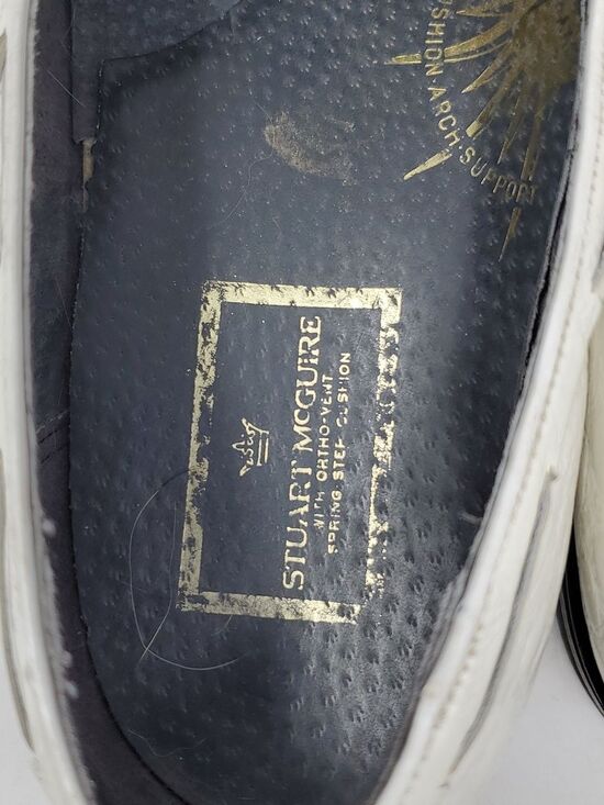 Stuart McGuire White Tassel Slip-On Loafers for Men Size 15 main image 5